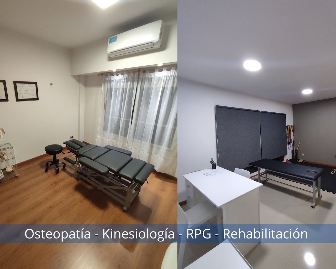 Consultorio Kinesio Urquiza - Sala de tratamiento y rehabilitación